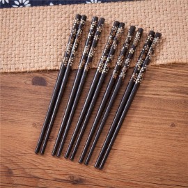 THY COLLECTIBLES 10 (5 pairs) Durable Short Child Size Bamboo Chopsticks