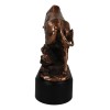 Wall Street Stock Market Charging Bull Trouncing Bear Statue With