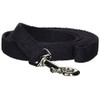 OmniPet Cotton Dog Training Lead for Dogs, 6', Black