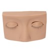 Eyelash Mannequin Head Practice Realistic Half Face Makeup Head Training