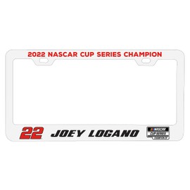 Joey Logano #22 Metal License Plate Frame