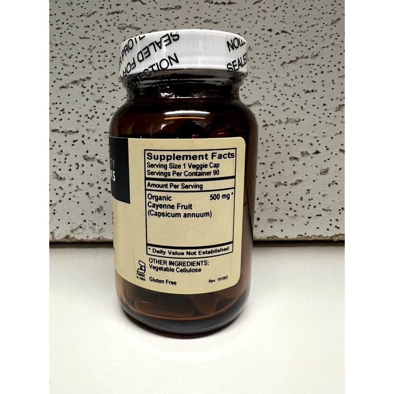 Vitality Works 100% Vegetarian Cayenne Supplement 90 Caps