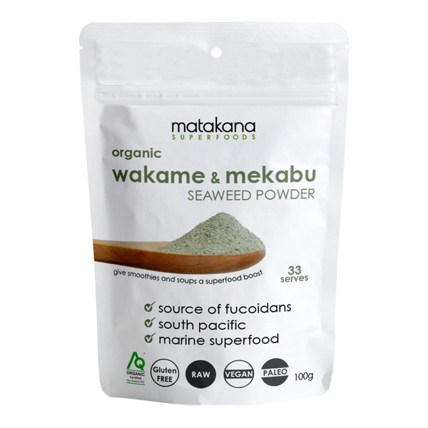 Matakana Superfoods Wakame & Mekabu Seaweed Organic Powder - 100gm