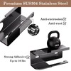Toilet Paper Holder Wall Mount - Strong Adhesive or Screw
