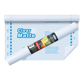 Chell Matte Clear Contact Paper Roll for Books, Crafts and Countertops, Self Adhesive Book Cover, 17.5 in x 30 ft