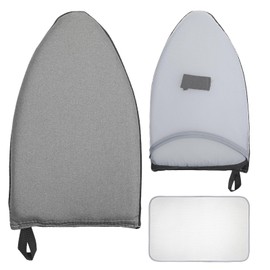 Apausvcm Garment Steamer Ironing Gloves and Pressing Cloth for Ironing, Heat Resistant Steamer Mitt with Finger Loop Garment Steamer Accessories for Clothes