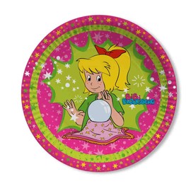 DH-Konzept Bibi Blocksberg Plate Set of 8 Diameter 23 cm