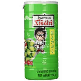 KOH KAE Peanuts Wasabi. Crackers, Peanuts, Nori, Wasabi Flavor 230 G / Cans Made in Thailand