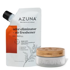 Azuna Azuna Air Freshener & Odor Eliminator Gel - One Room Kit - 8oz (Sandalwood Bourbon)
