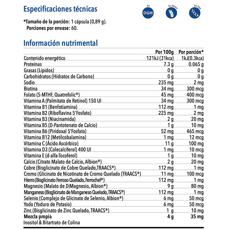 Diaria Men, Multivitamínico y Multimineral para Hombre, Matter