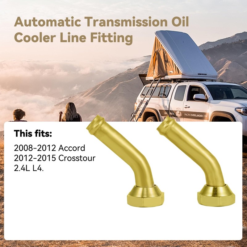 Automatic Transmission Cooler Oil Tube Connector Compatible with Honda Accord