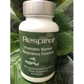 RAPID CELL THERAPY RESPIROL 45 CAPS/Bottle, Promotes Normal Respiratory Function