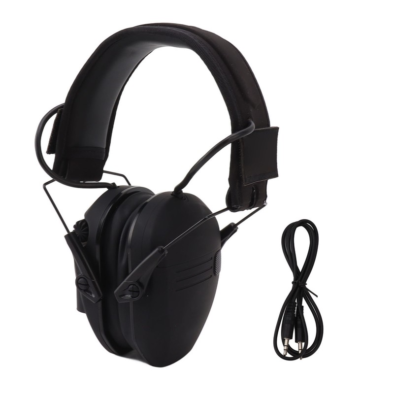 Noise Reduction Electronic Earphones Noise Reduction Foldable ABS Adjustable Headband