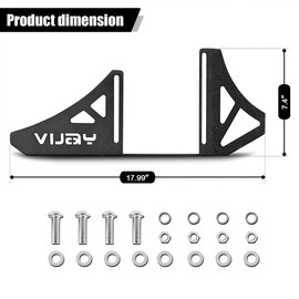 Vijay Adaptive Cruise Control Module Relocation Bracket Fits 2017-2019 Ford F250 F350 Super Duty