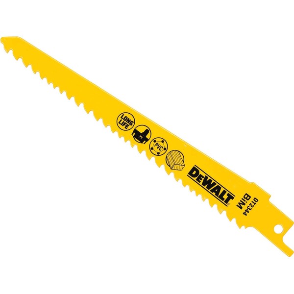 DeWalt DT2344QZ 152mm Reciprocating Blade Colbolt Steel Cordless Fine Fast