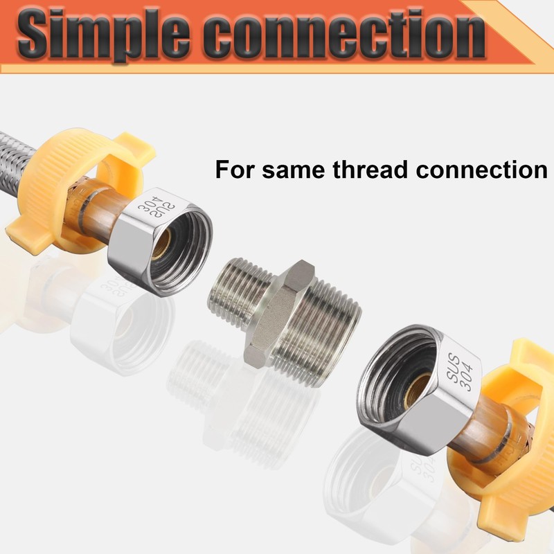 1” Male x 3/4"Male NPT Threaded Reducing Nipple Pipe Fitting