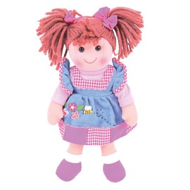 Bigjigs Toys Melody Doll - Medium Ragdoll Cuddly Toy