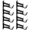 8 Pack Curtain Rod Brackets, Heavy Duty Curtain Rod Holders