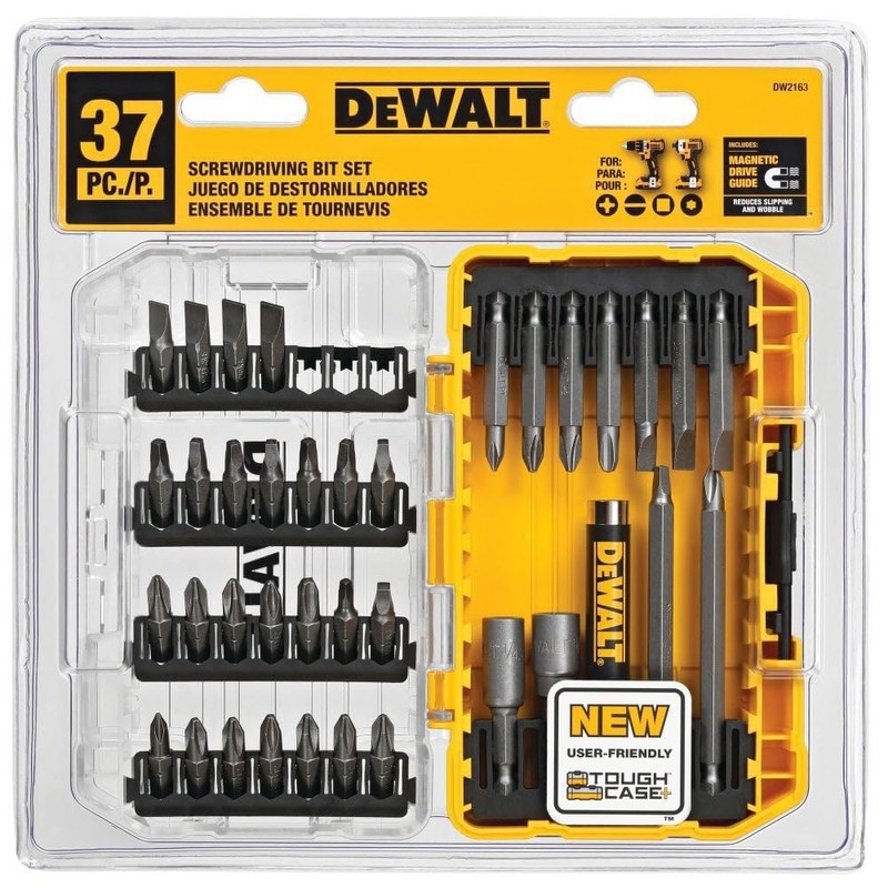 DEWALT DW2163 37-Piece Screwdriver BIT Set