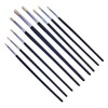 Amtech S4135 9 Piece round tip art brush set