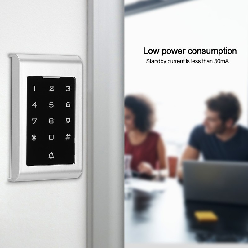 125KHZ RFID Door Opener 2000 Users Wiegand26 Card Password Security