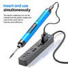 Cordless USB Rechargeable Portable Soldering Iron, Digital adjustable display screen,