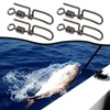 LT Easiyl 50Pcs Stainless Steel Cascade Swivels For Sea Fishing
