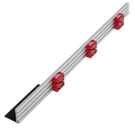 Woodpeckers Auxiliary Rip Fence, 36 Inch Job Site Table Saw Fence Extension, Infeed or Outfeed Support, T-Track Slots, Clamping Blocks - ARF-BSCS