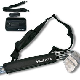 Alta Green Alta Caddy Golf Mini Bag with Ball Case Portable Practice Range Carry Bag Round Small