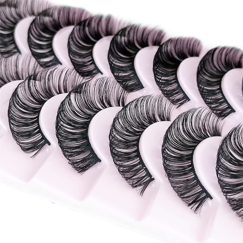 OCHILIMA Eyelashes Russian Strip Lashes Natural Look Eye Lashes False