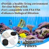 Threlaco 24 Pcs Aquarium Filter Media Kit Compatible with Fluval