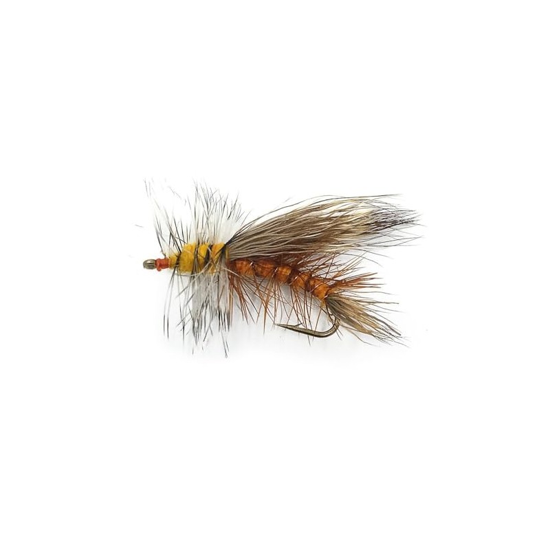 Stimulator Orange Fly Fishing Flies - 1 Dozen. Trout Flies