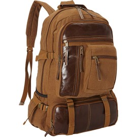 Fox Outdoor Products Retro Cantabrian Excursion Rucksack, Vintage Brown