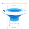 Toilet Flange Repair Kit Blue Durable Silicone ABS Easy Installation