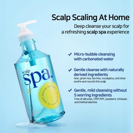 Kerasys Scalp Spa Silicone Free Weakly Acidic AHA Calm Green 25.36 fl oz / 750 ml (Conditioner, 1-Pack)