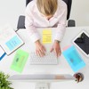 Pack of 4 Mini Expanding Folders, A6, 13 Compartments, Document