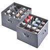 INSTY 2 Pack Shoe Organizer for Closet,Fits up to 32