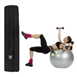 Hip Thrust Belt, Adjustable Hip Thrust Weightlifting Belt, Weight Load Belt for Attaching Dumbbells, Multifunctional Booty Belt for Gym, Hip Exercises, Glute Bridge (Black)