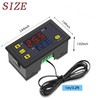 Pack of 2 W3230 20A DC 12V Digital Temperature Controller,
