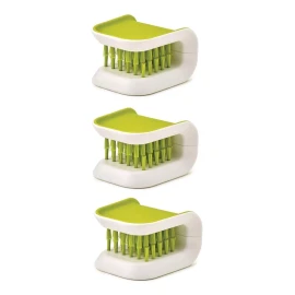 Deluxe 3x Cepillo Limpiador Vajilla Platos Cubiertos Plegable