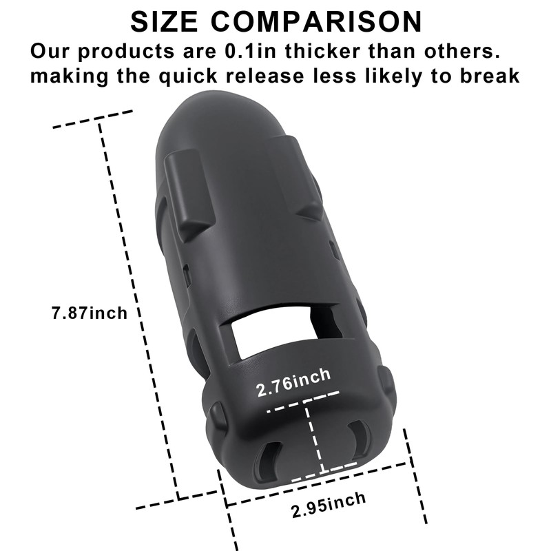 1-Pack Protective Boot for Milwaukee M18 18V 1/2" High Torque