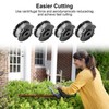 Konesky Pack of 4 grass trimmer spools, diameter 1.65 mm,