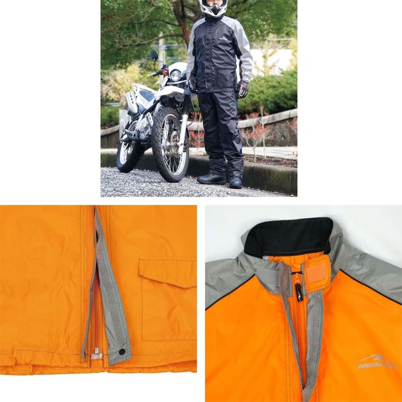 Rough & Road RR7815 Dual Tex Compact Rain Suit Top