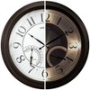 FOUNTAIN DESIGNS 18" Illuminated in/Outdoor Clock with Smart Sensor and