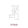12 Pack of Hidden Channel VALANCE CLIPS for 2" WOOD
