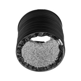Vent Systems Diameter 160 mm 3 m long flexible aluminium exhaust hose. Flexible air lines for ventilation. Flexible heating, cooling and ventilation duct