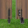 4.3"Heavy Duty Gate Wheel 360° Rotation Gate Wheel with Spring