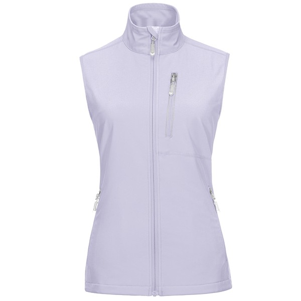 33,000ft Women's Lightweight Running Vest Outerwear with Pockets, Windproof Sleeveless