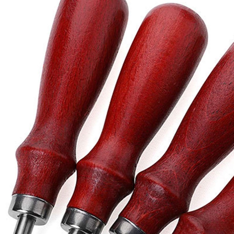 Artibetter 4 pieces leather edge beveler craft edge leather peeling