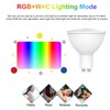 WiFi Smart Bulb RGB+W+C LED Bulb 5W GU10 Dimmable Light